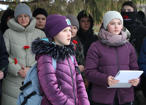 27 января у мемориала павшим в годы Великой Отечественной войны прошел традиционный митинг, посвященный Дню снятия блокады Ленинграда